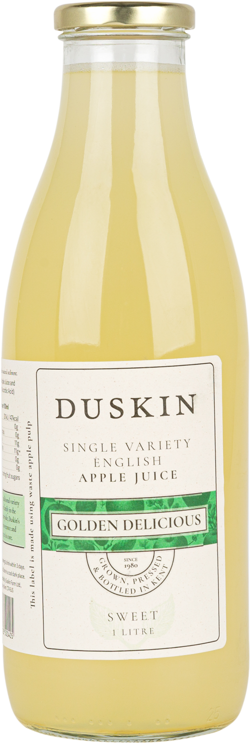 DUSKIN Pure English Apple Juice - Golden Delicious 1L