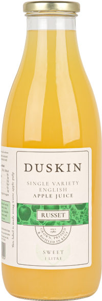 DUSKIN Single Variety English Apple Juice - Russet (Sweet) 1L