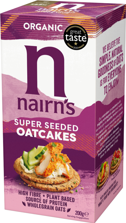 NAIRN'S Super Seeded Organic Oatcakes 200g
