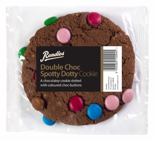 RENDLES Double Choc Spotty Dotty Giant Cookie 80g