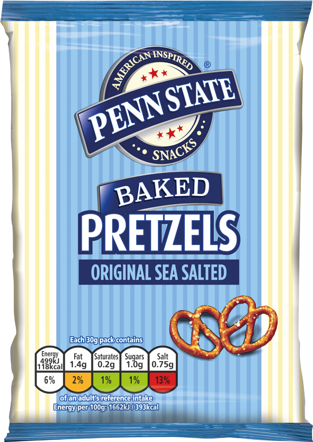 PENN STATE Original Sea Salted Pretzels 30g