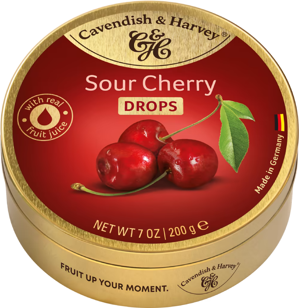 CAVENDISH & HARVEY Sour Cherry Drops 200g
