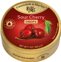 CAVENDISH & HARVEY Sour Cherry Drops 200g