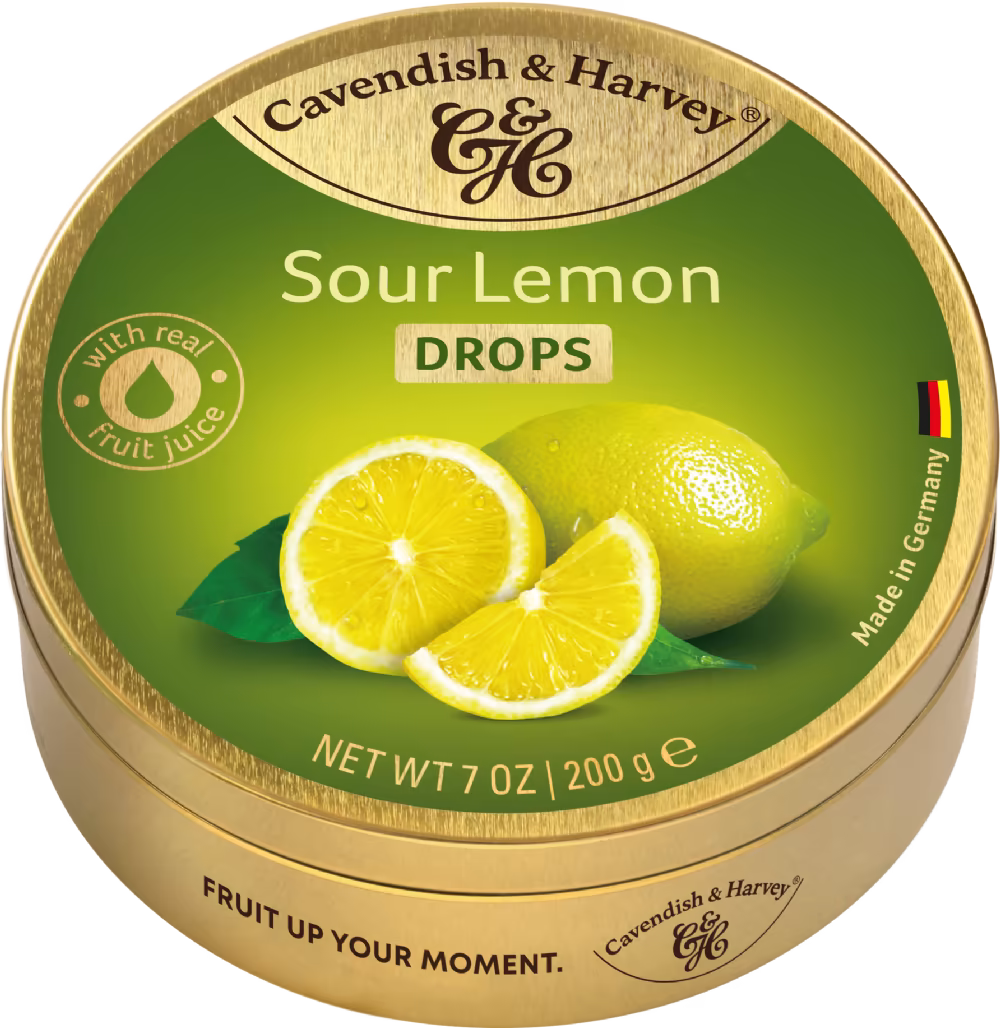 CAVENDISH & HARVEY Sour Lemon Drops 200g