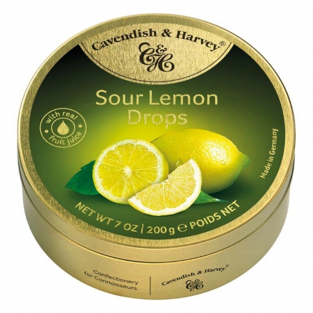 CAVENDISH & HARVEY Sour Lemon Drops 200g