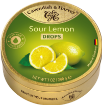 CAVENDISH & HARVEY Sour Lemon Drops 200g