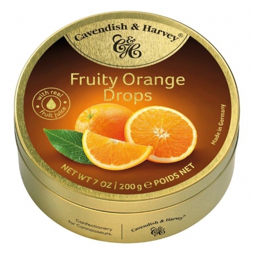 CAVENDISH & HARVEY Orange Drops 200g (4013197766976)
