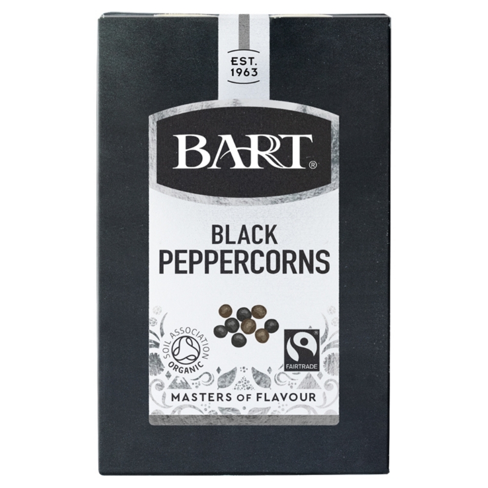 BART Black Peppercorns (Fairtrade, Organic) - Box 40g