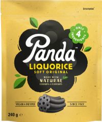 PANDA Natural Original Liquorice Bag 240g