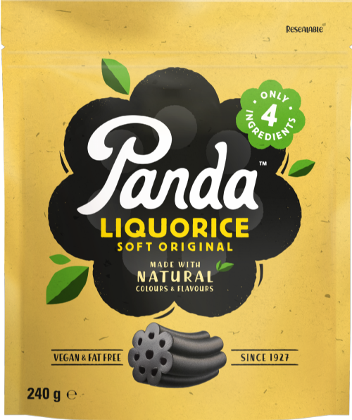 PANDA Natural Original Liquorice Bag 240g