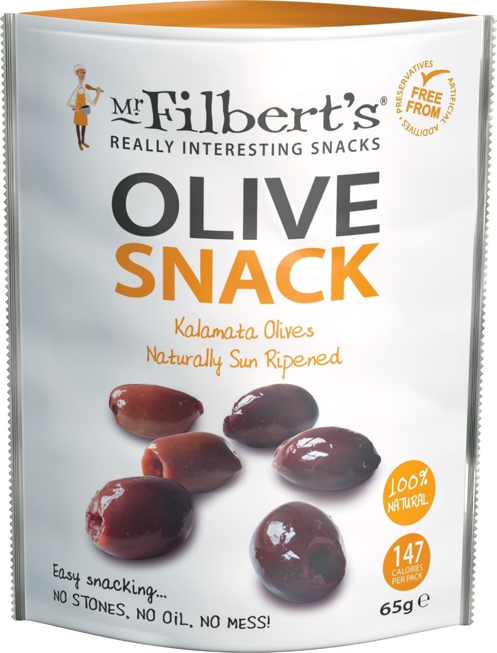 MR FILBERTS Pitted Kalamata Olives 65g (5060145050464)