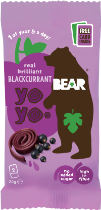 BEAR Yoyos Pure Fruit - Blackcurrant 20g