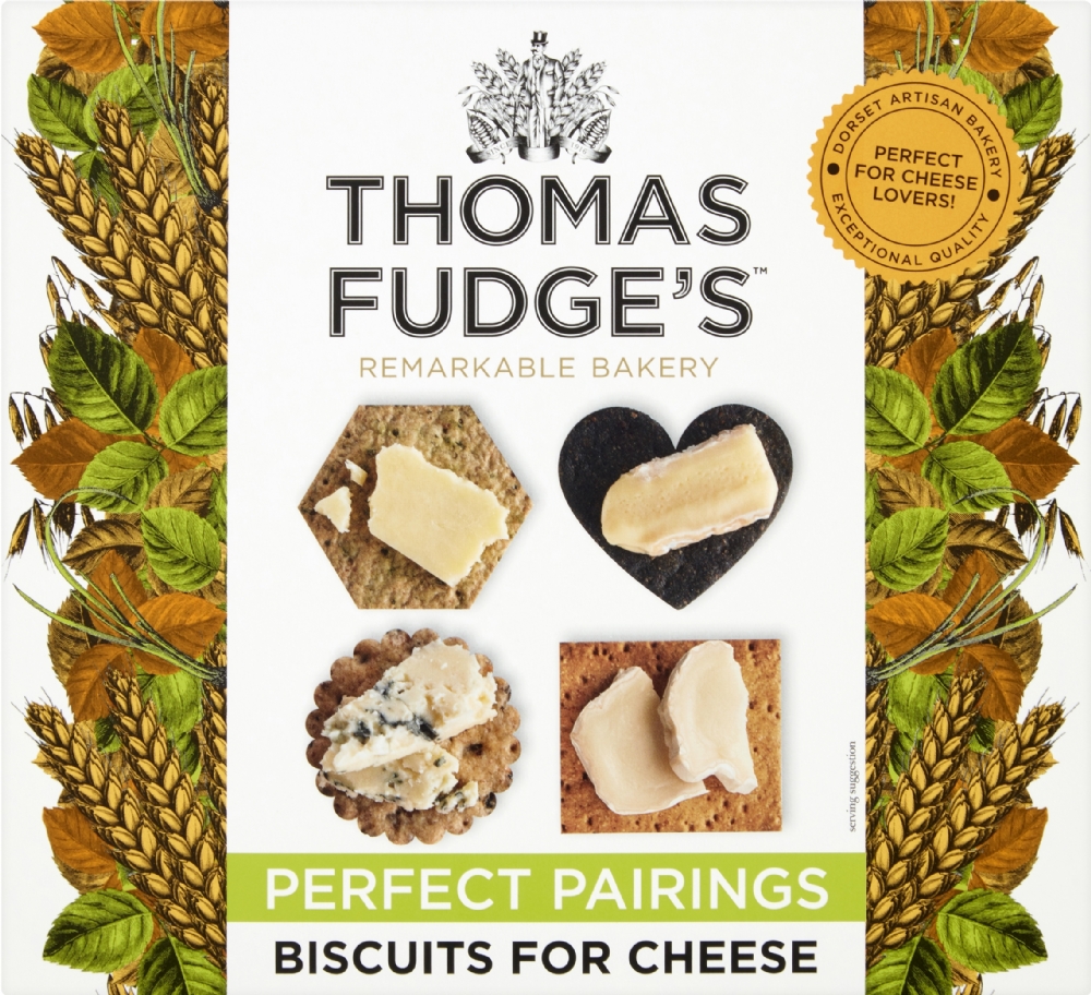 THOMAS FUDGE'S Perfect Pairings Biscuits for Cheese 275g (5026139000563)