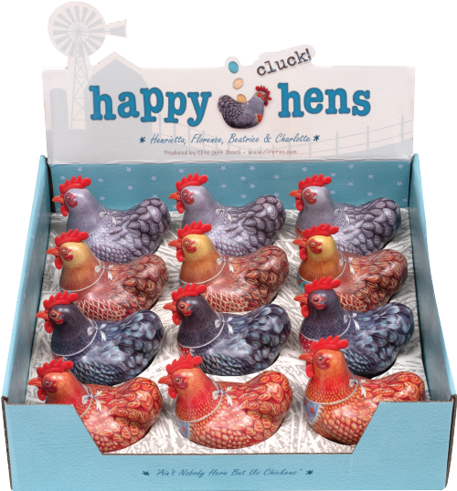 TIN TREATS Happy Hens Tin with Jelly Beans 65g