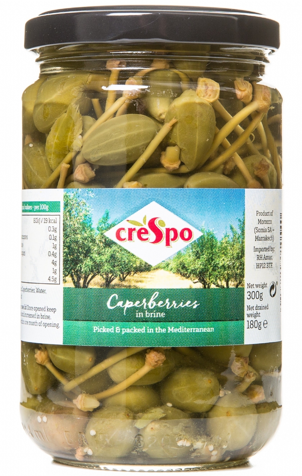 CRESPO Caperberries in Brine 300g (3076820010540)