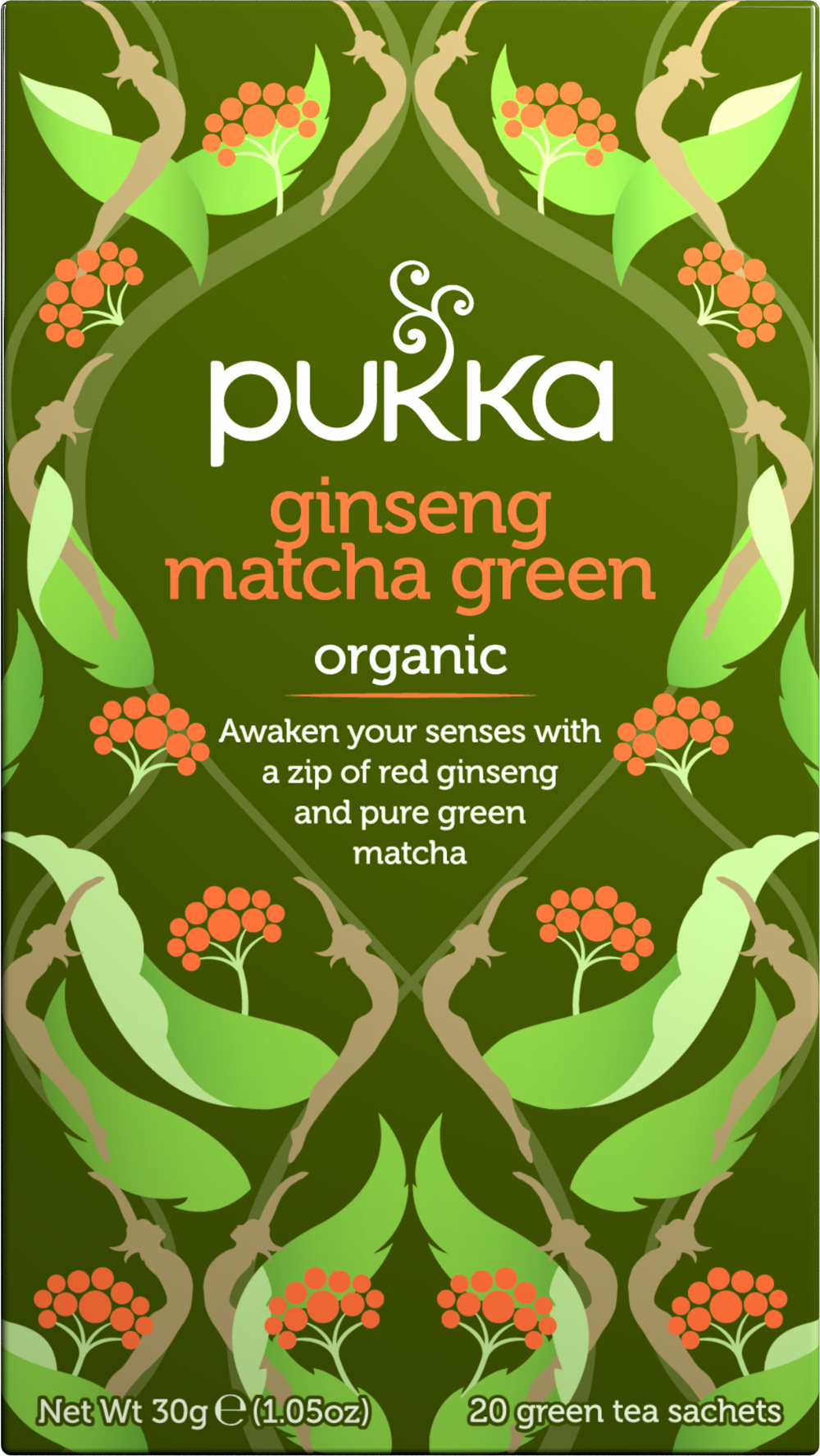 PUKKA 20 Ginseng Matcha Green 30g