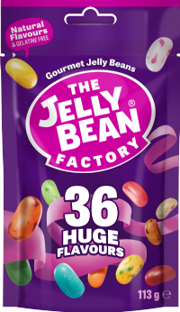 THE JELLY BEAN FACTORY 36 Huge Flavours Mix Pouch 113g
