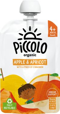 PICCOLO Organic Apple & Apricot (Stage 1) 100g (5060452490007)