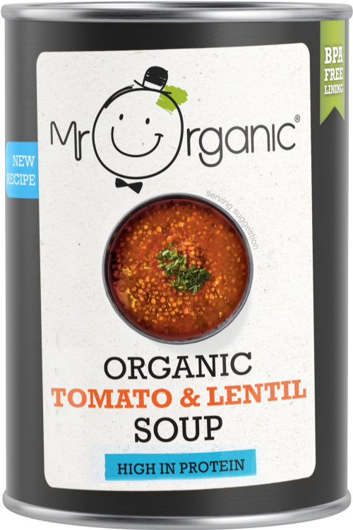 MR ORGANIC Tomato & Lentil Soup 400g