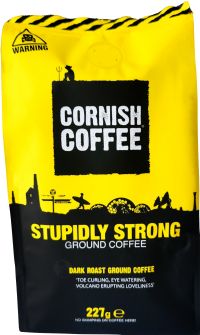 CORNISH Coffee - Stupidly Strong Ground Coffee 227g (5060322531267)