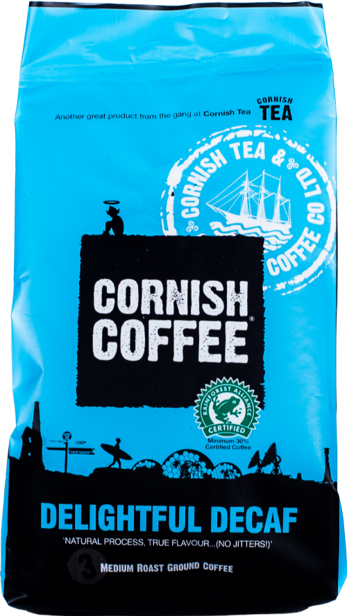 CORNISH COFFEE Delightful Decaf Ground Coffee 227g