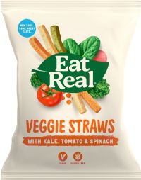 EAT REAL Veggie Straws - Kale, Tomato & Spinach 45g (5026489492827)