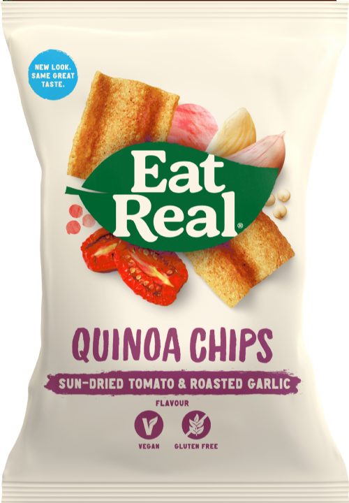 EAT REAL Quinoa Chips - Sundried Tomato & Roasted Garlic 80g