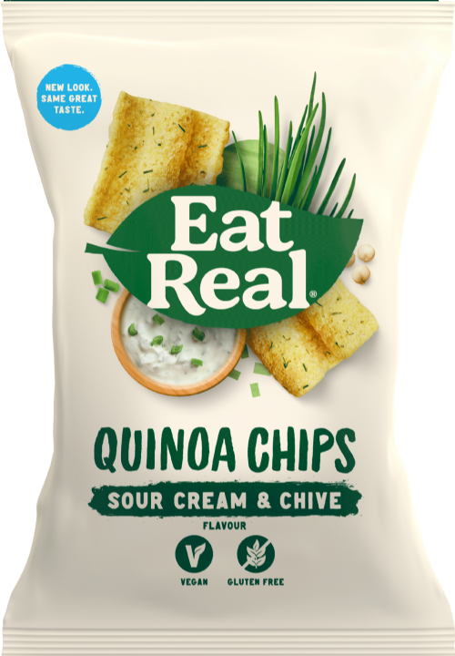 EAT REAL Quinoa Chips - Sour Cream & Chive 80g