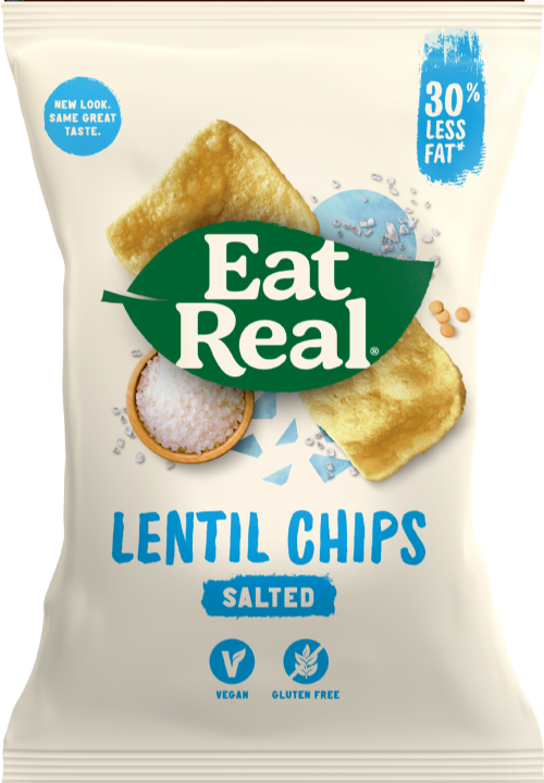 EAT REAL Lentil Chips - Salted 113g