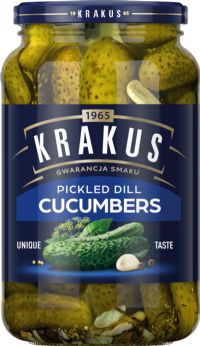 Holleys Fine Foods KRAKUS Pickled Dill Cucumbers 920g