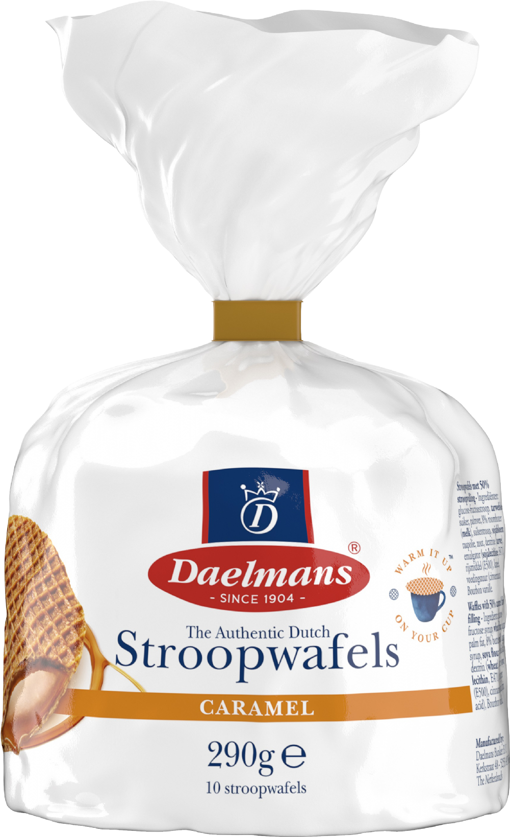 DAELMANS Stroopwafels - Caramel 290g (8713621240602)