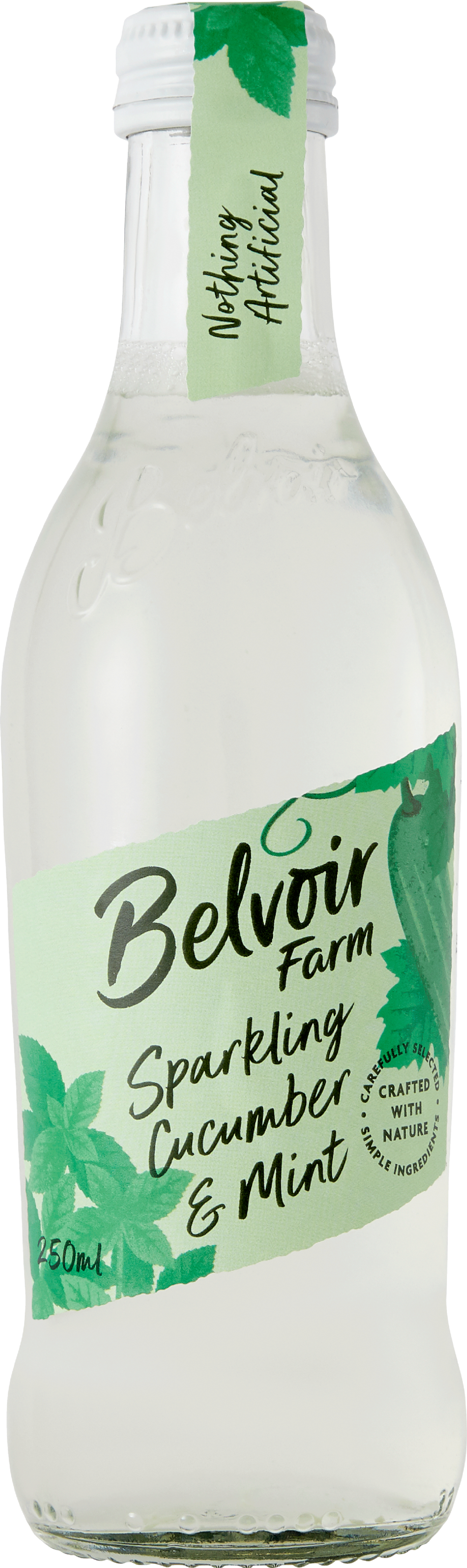 BELVOIR Sparkling Cucumber & Mint 25cl (5022019430314)