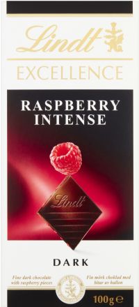 LINDT Excellence Dark Raspberry Intense Bar 100g