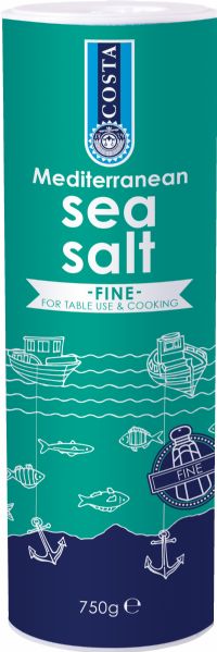 COSTA Fine Sea Salt 750g