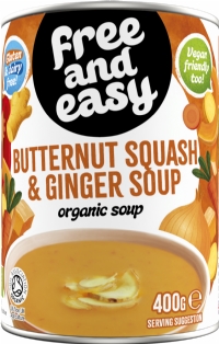 FREE AND EASY Butternut Squash & Ginger Soup 400g