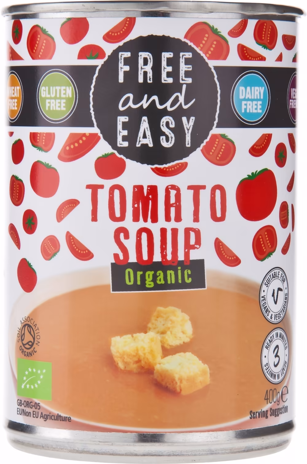 FREE AND EASY Organic Tomato Soup 400g