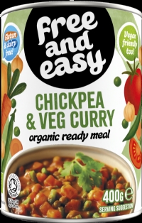 FREE AND EASY Chickpea & Veg Curry 400g