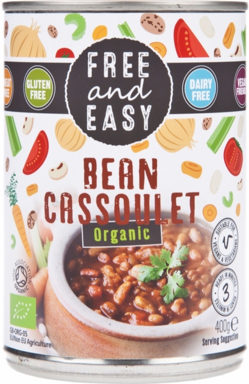 FREE AND EASY Organic Bean Cassoulet 400g