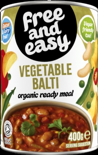 FREE AND EASY Vegetable Balti 400g
