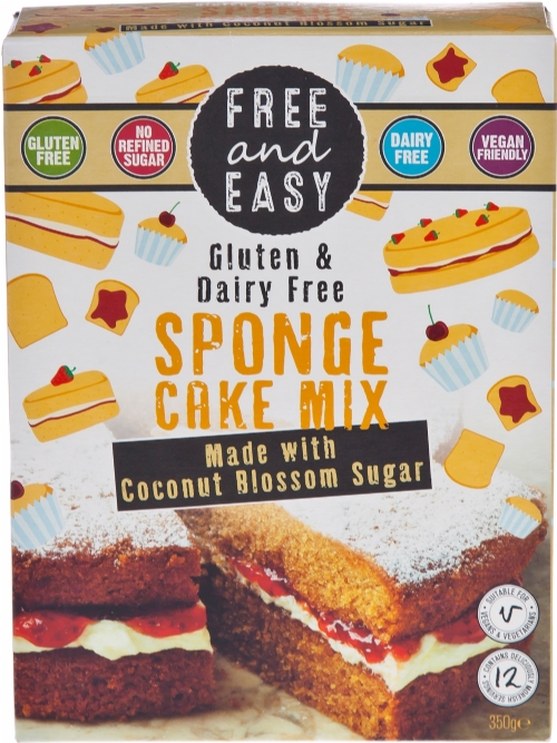 FREE AND EASY Sponge Cake Mix 350g
