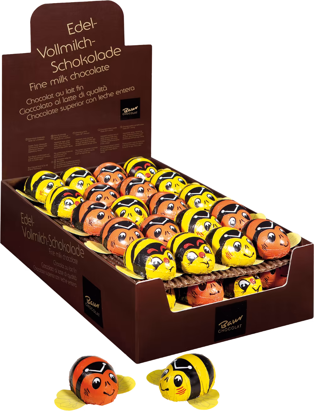 BAUR Milk Chocolate Bee 18g