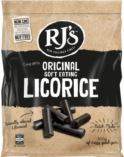 RJ'S Original Soft Eating Licorice - Bag 300g
