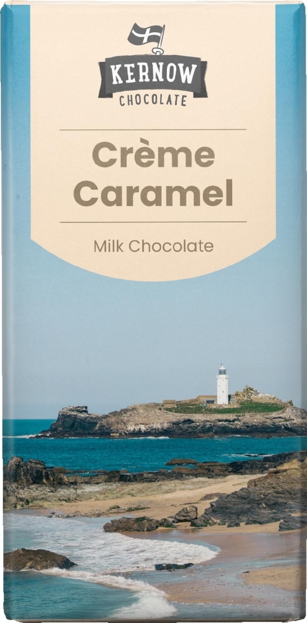 KERNOW Creme Caramel Chocolate Bar 100g (5060172333998)