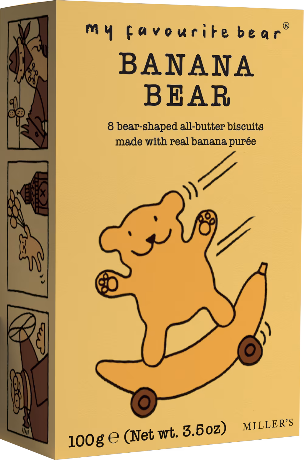 ARTISAN BISCUITS My Favourite Bear Banana Bear Biscuits 100g