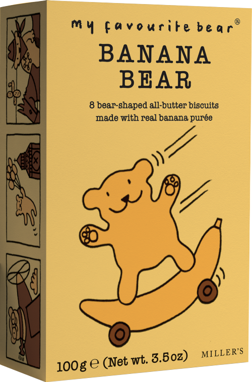 ARTISAN My Favourite Bear Banana Bear Biscuits 100g