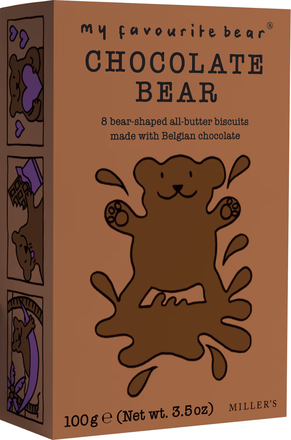 ARTISAN BISCUITS My Favourite Bear Chocolate Bear Biscuits 100g