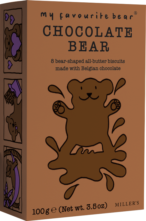 ARTISAN My Favourite Bear Chocolate Bear Biscuits 100g