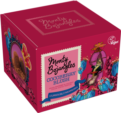 MONTY BOJANGLES Cocoberry Blush Cocoa Dusted Truffles 100g