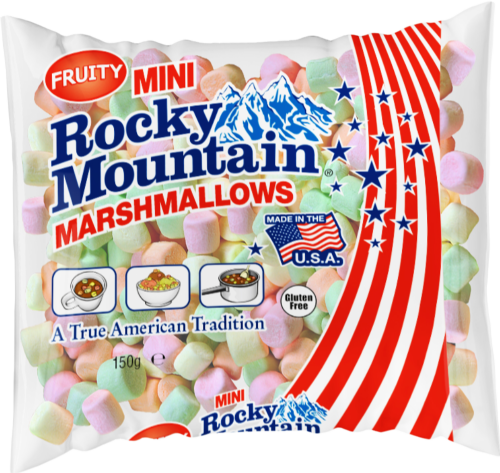 ROCKY MOUNTAIN Mini Marshmallows - Fruity 150g