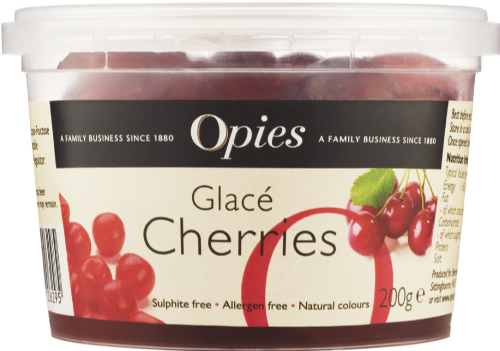 OPIE'S French Glace Cherries 200g